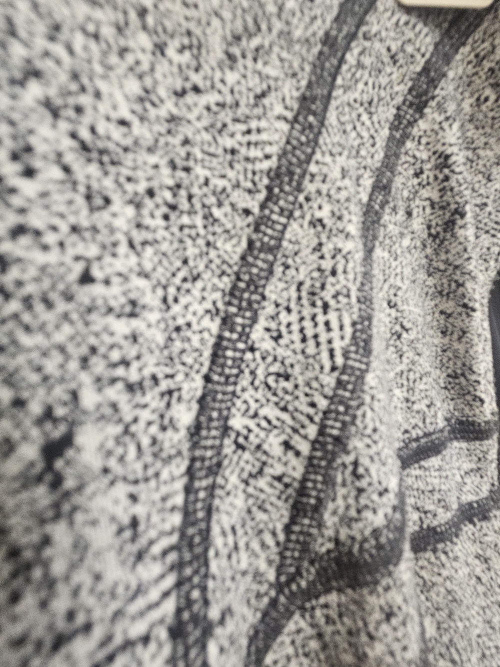 Lululemon Heathered Black and White Zip-Up Jacket - Picture 9 of 9
